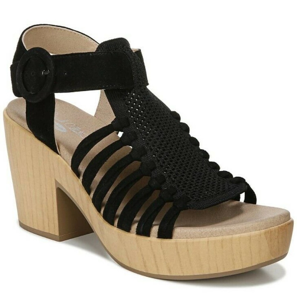 Dr. Scholl's Beach Front Black Women Shoes‎ Size 9 M Sandals